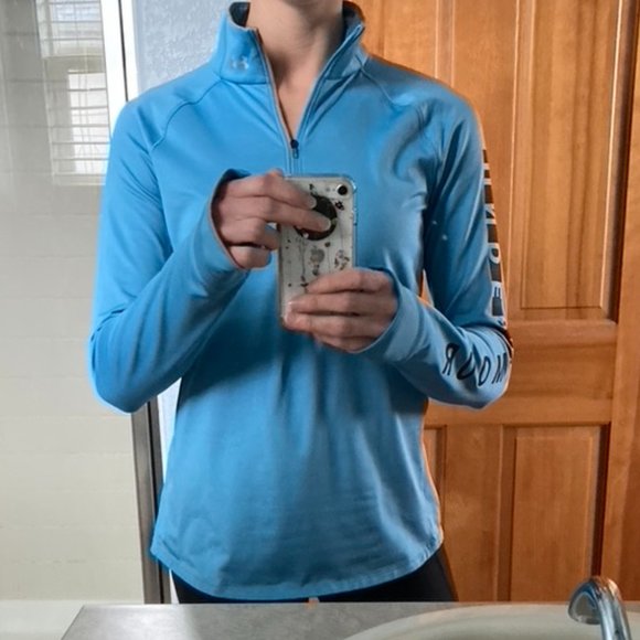 Under Armour Women's ColdGear 1/2 Zip - Picture 1 of 9